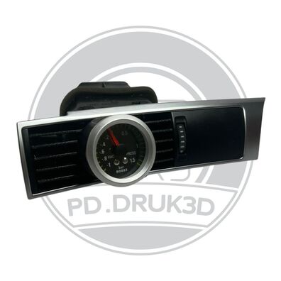 Lewa kratka nawiewu pod wskaźnik 52 mm Audi A6 C6 Turbo