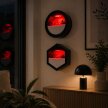 Wiszące donice LED RGB 3D 2 szt. 250 mm – okrągłe, hexagon lub mix (3)