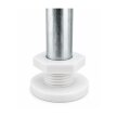 Rozetka skręcana do rurki Ø12,5–13 mm | Maskownica kasetonu 40 mm | Biała (1)