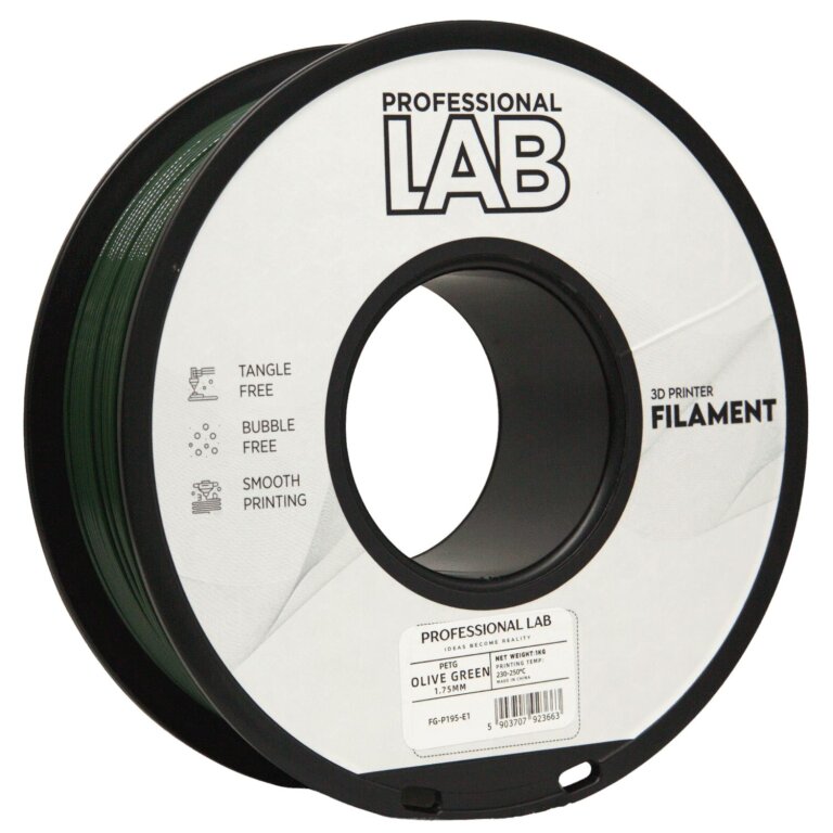 Filament Professional Lab PETG 1KG 1000g 1.75mm Olve Green Oliwkowy