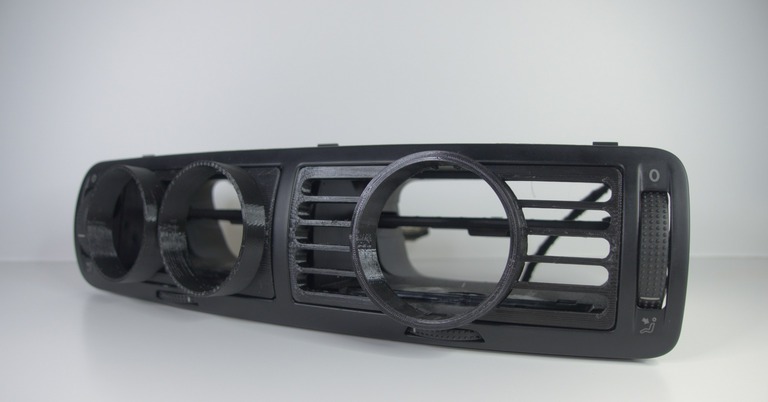 Kratka nawiewu wskaźnik 52mm TURBO VW Passat B5 (4)