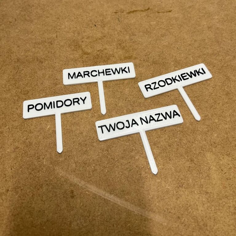 Poziome etykiety do roślin z własnym napisem tabliczki ogrodowe (2)