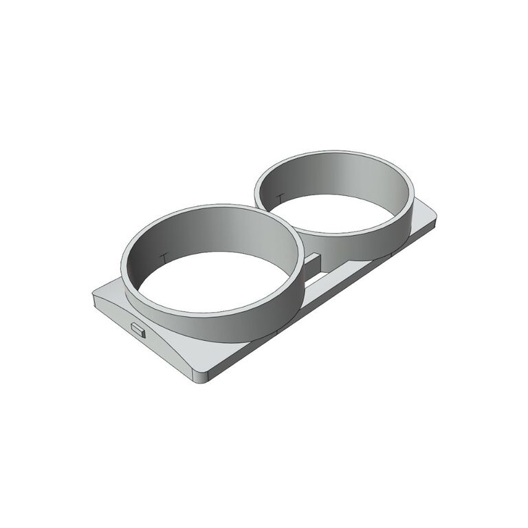 Kratka nawiewu 2 wskaźniki 52mm TURBO VW Passat B5 (3)