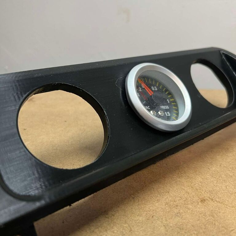 Potrójna ramka pod 3 wskaźniki 52 mm BMW E39 E46 (3)