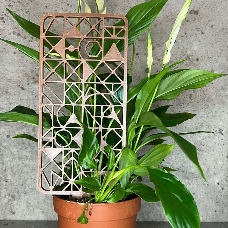 Podpora do roślin Serca – dekoracyjna kratka trellis do doniczki (3)
