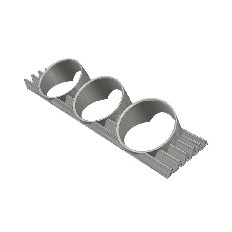 Potrójna kratka pod 3 wskaźniki 52 mm BMW E39 E46 (3)