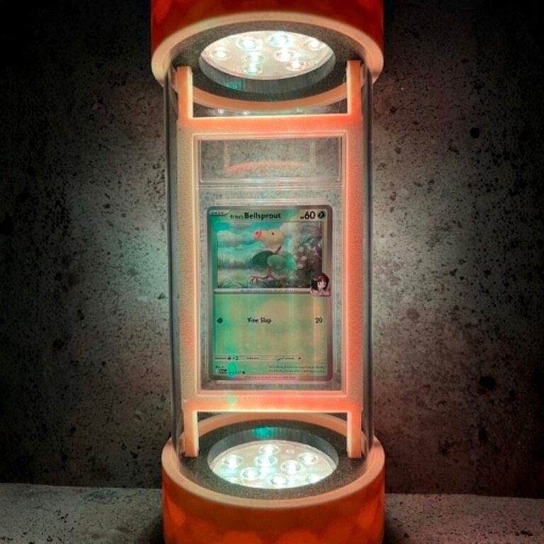 Podświetlany ekspozytor LED na karty gradingowe PSA, CGC i Beckett | RGB (9)